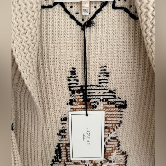 NWT - The Great - Horse Cardigan - Picture 2 of 5